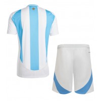 Argentiina Koti Peliasu Lasten Copa America 2024 Lyhythihainen (+ Lyhyet housut)